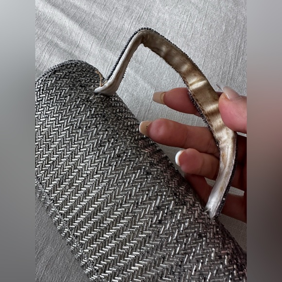 Rare Vintage hand beaded mini clutch purse - Picture 4 of 9